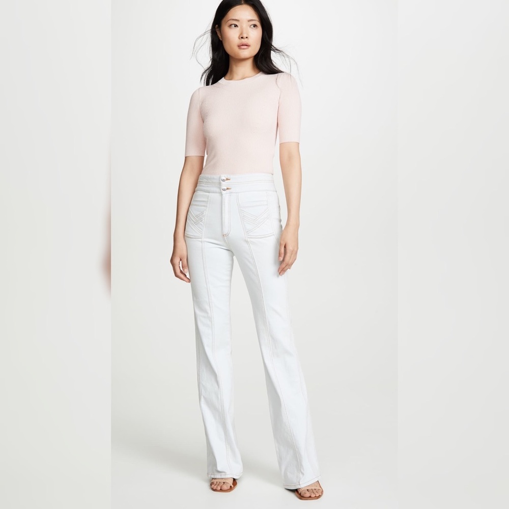 Veronica Beard Farrah Wide Leg Jeans NWT